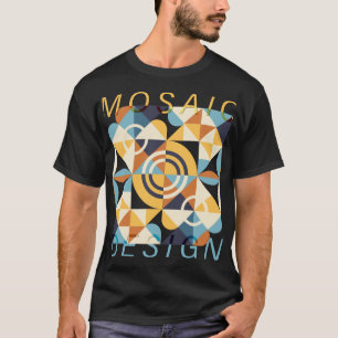 Camiseta Patrón de arte mosaico