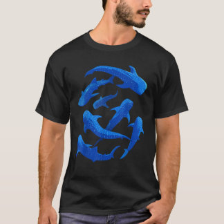 Camiseta Patrón de ballena tiburón T Shirt
