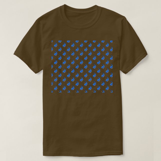 Camiseta Patrón de ballenas (Diseño del anverso)