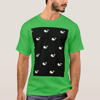 Camiseta patrón de ballenas