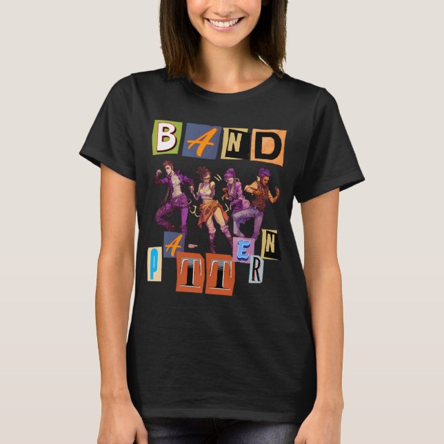 Camiseta Patrón de banda (Anverso)