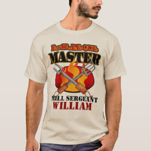 Camiseta Patrón de barbacoa personalizado