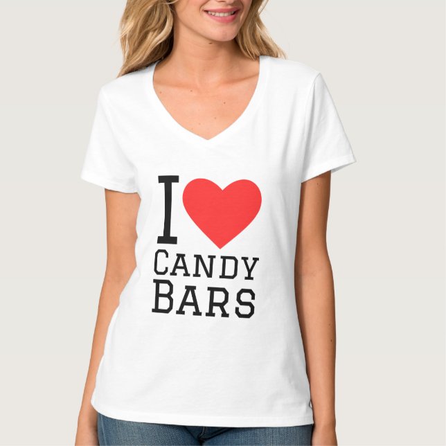 Camiseta Patrón de barras de candía (Anverso)