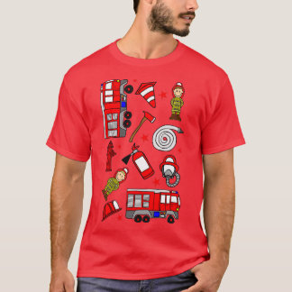 Camiseta Patrón de bomberos de bomberos