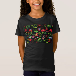 Camiseta Patrón de Bordado Húngaro Matyo