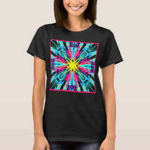 Camiseta Patrón de brillo colorido abstracto