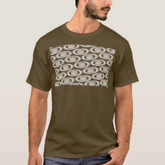 Camiseta Patrón de brillo saturado minimalista conocido com