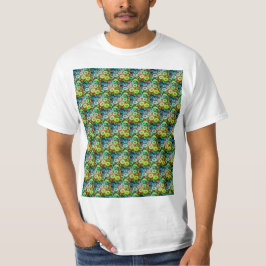 Camiseta Patrón de burbujas verdes