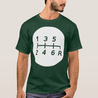 Camiseta Patrón de cambio de la caja de cambios manual 1