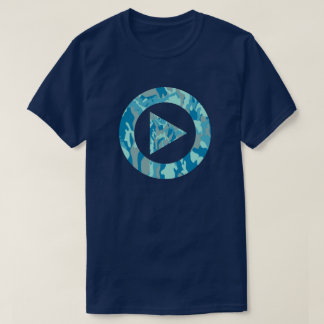 Camiseta Patrón de camuflaje BlueBlast Camo Presiona Play