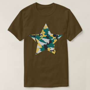 Camiseta Patrón de Camuflaje de Lagos Estrella