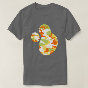 Camiseta Patrón de camuflaje de verano Pintura salpicada v2