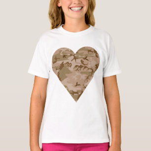Camiseta Patrón de camuflaje del desierto, patrón militar,