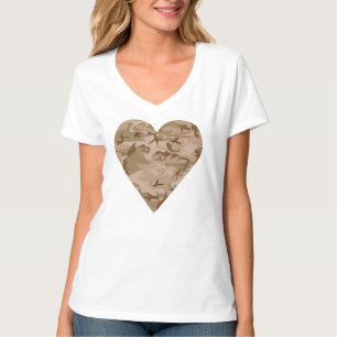 Camiseta Patrón de camuflaje del desierto, patrón militar,