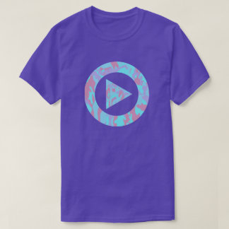 Camiseta Patrón de camuflaje pastel genial Presiona Play