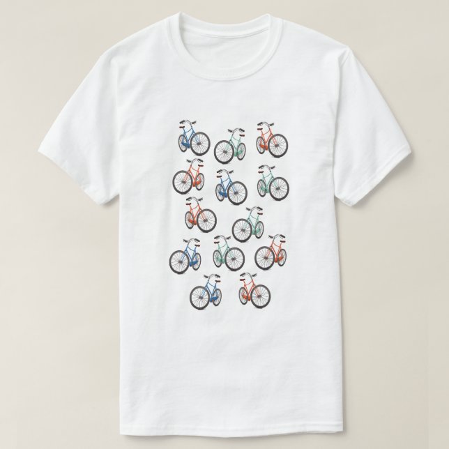 Camiseta Patrón de ciclo (Diseño del anverso)