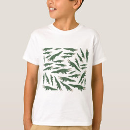Camiseta Patrón de cocodrilo de lagrima