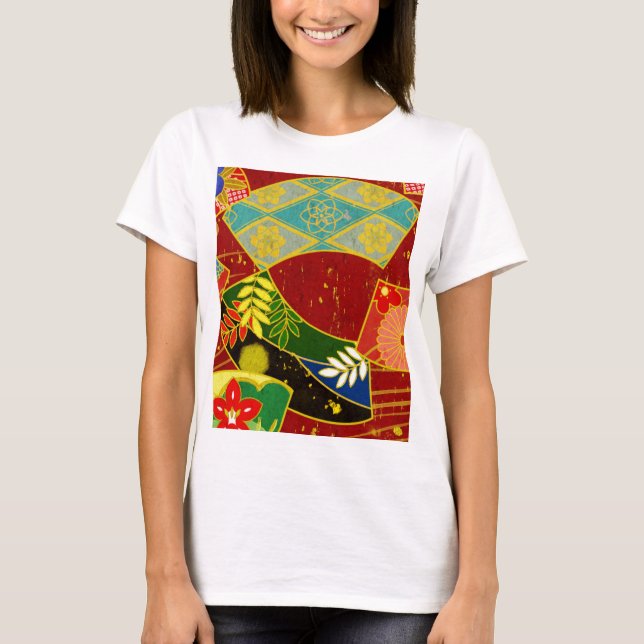 Camiseta Patrón de color abstracto 4 (Anverso)
