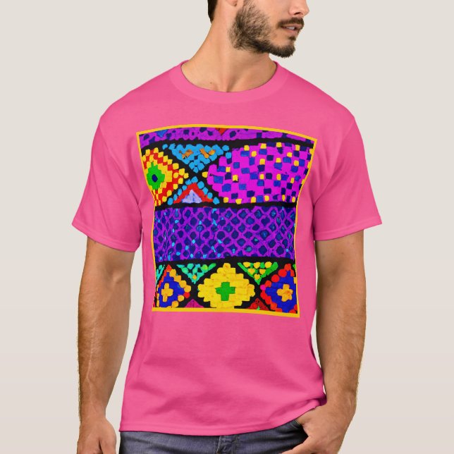 Camiseta Patrón de color activo (Anverso)