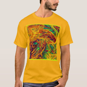 Camiseta Patrón de color vibrante expresivo