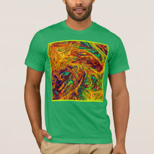 Camiseta Patrón de color vibrante expresivo
