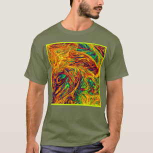 Camiseta Patrón de color vibrante expresivo