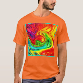 Camiseta Patrón de colores vibrantes