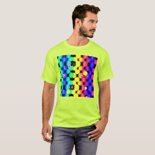 Camiseta Patrón de colores vibrantes