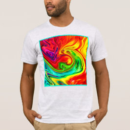 Camiseta Patrón de colores vibrantes