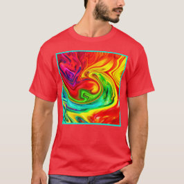 Camiseta Patrón de colores vibrantes