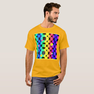 Camiseta Patrón de colores vibrantes