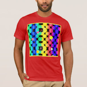 Camiseta Patrón de colores vibrantes