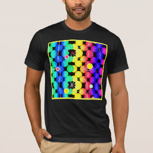 Camiseta Patrón de colores vibrantes