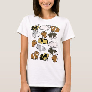 Camiseta Patrón de conejillo de guinea