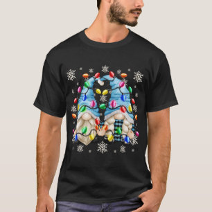 Camiseta Patrón De Copo De Nieve Y Navidades Gnome Christm