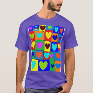 Camiseta Patrón de corazón 1