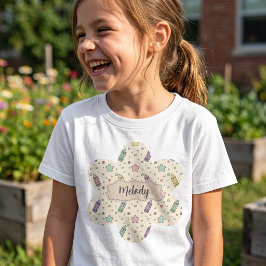 Camiseta Patrón de crayón lindo de vuelta a la escuela