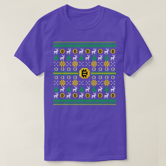 CAMISETA PATRÓN DE CRYPTO XMAS (Diseño del anverso)