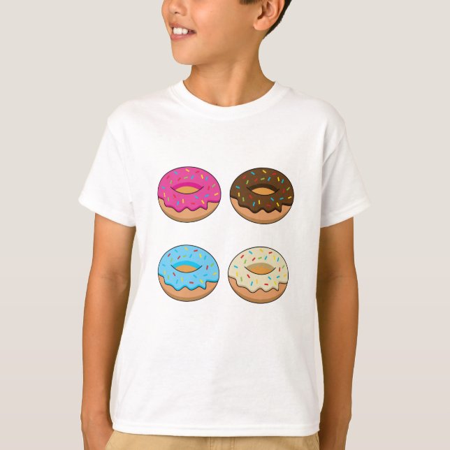 Camiseta Patrón de cuatro puntos múltiples (Anverso)