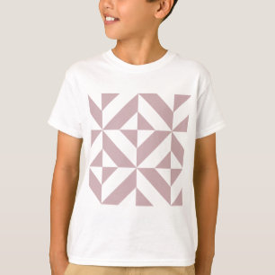 Camiseta Patrón de cubo geométrico medio malvado