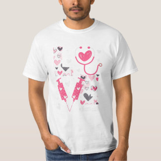 Camiseta Patrón de curación de la vida de la enfermera Vale