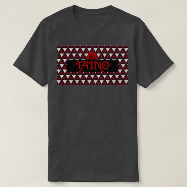 Camiseta Patrón de diamante nativo americano taíno (Diseño del anverso)