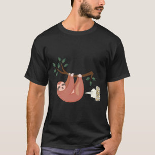 Camiseta Patrón de dibujo de espuma corta