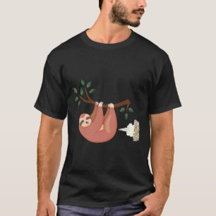 Camiseta Patrón de dibujo de espuma corta