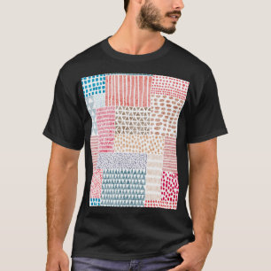 Camiseta Patrón de dibujos animados con forma de dibujo