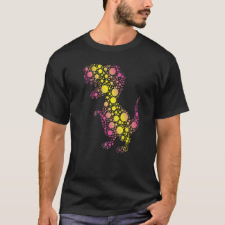 Camiseta Patrón de dinosaurio colorido Septiembre Internaci