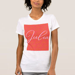 Camiseta Patrón de diseño de nombre de Julia