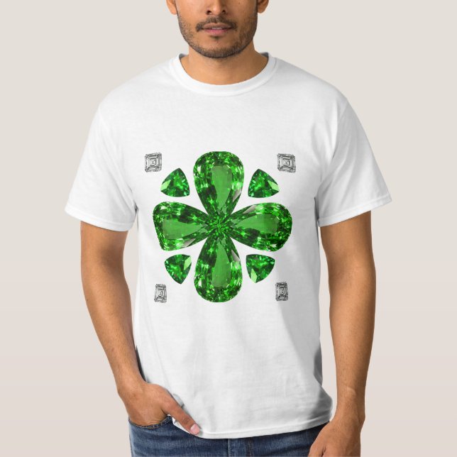 Camiseta Patrón de encantamiento verde (Anverso)