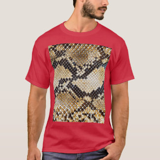 Camiseta Patrón de escala de reptiles de piel de serpiente