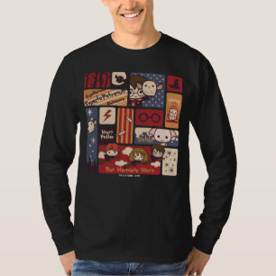 Camiseta Patrón de escenas de dibujos animados de Harry Pot